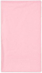 Hoffmaster 180527 Pink 15" x 17" Paper Dinner Napkins 2-Ply - 125 / Pack