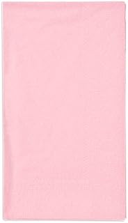 Hoffmaster 180527 Pink 15" x 17" Paper Dinner Napkins 2-Ply - 125 / Pack