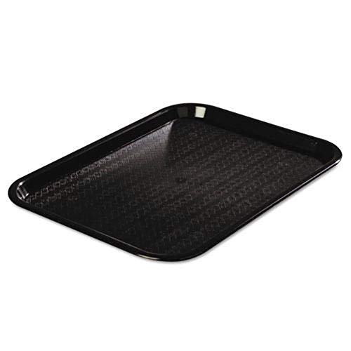 Carlisle FoodService Products Negro / 12 / 0.7" x 0.5" x 0.3" (Pack of 12) Serving Trays