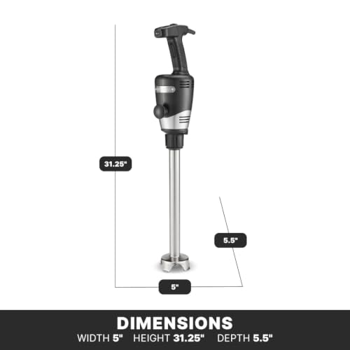 Waring 16" Shaft / Stainless Steel / Immersion Blenders Countertop Blenders