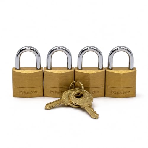 Master Lock 1 / 4 Pack / 4-Pack Keyed Padlocks