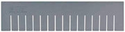 QUANTUM STORAGE SYSTEMS DL93060 Long Divider for Dividable Grid Container DG93060, Gray, 6-Pack