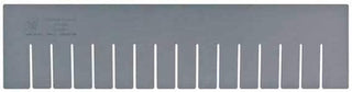 QUANTUM STORAGE SYSTEMS DL93060 Long Divider for Dividable Grid Container DG93060, Gray, 6-Pack