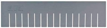 QUANTUM STORAGE SYSTEMS DL93060 Long Divider for Dividable Grid Container DG93060, Gray, 6-Pack