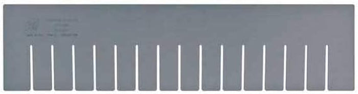 QUANTUM STORAGE SYSTEMS DL93060 Long Divider for Dividable Grid Container DG93060, Gray, 6-Pack
