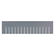 Long Divider for Dividable Grid Container DG by QUANTUM STORAGE SYSTEMS – Polypropylene, Gray, Pack of 6, Model DL93060