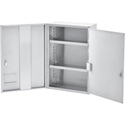 Global Industrial Stainless Steel / 8"L x 16"W x 24"H / Industrial Safety Storage Cabinets