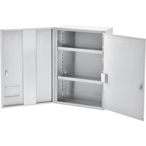Global Industrial Stainless Steel / 8"L x 16"W x 24"H / Industrial Safety Storage Cabinets