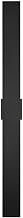 Elegant Lighting Waylen 4.5 X 48 Outdoor Wall Sconce in Black