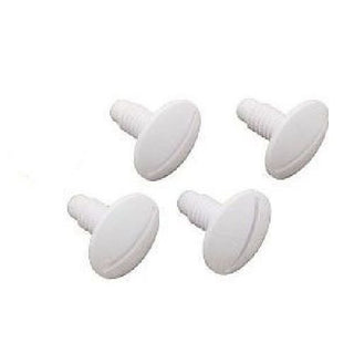 4 Pack OEM 180 280 Pool Cleaner Plastic White Wheel Screw C55 C-55 ;P#O455K5/U 7RK-B by Polaris – Onesize