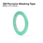 3M 1/4 inch x 60 yard (Pack of 1) / 06525 / Blue Masking Tape