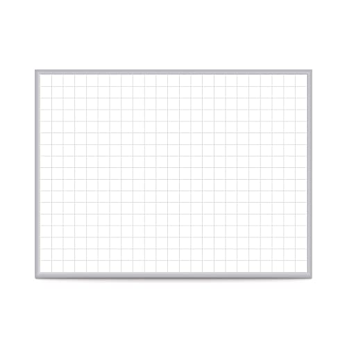 Ghent Standard / 96"W x 48"H / 2 Inch Grid Dry Erase Boards