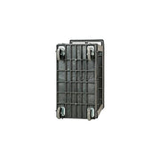 Plastic 2 Shelf Tray Service & Utility Cart 34 x 17 5" Rubber Casters by Global Industrial – Plastic, Gray, Model 241749