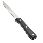 Winco 1 / 5" / Riveted Rounded Plastic Steak Knives
