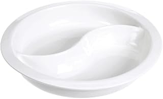 Cooktek CT-103096 Insert Porcelain Divided Chafing Dish