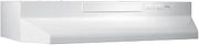 Broan-NuTone F403011 30 Inch 4 Way Convertible Under Cabinet Kitchen Stove Range Hood, White on White