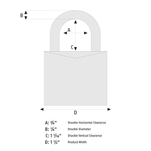 ABUS Purple / 1.5-Inch / Modern Keyed Padlocks