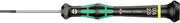 Wera 05117994001 Kraftform Micro 2035 Slotted Electronics Precision Screwdriver, 2.5mm Head, 50mm Blade Length