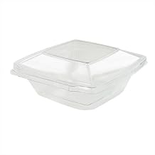 Inline Plastics TS32PW 32 oz Tamper Resistant Pagodaware Food Container | 168 Per Case