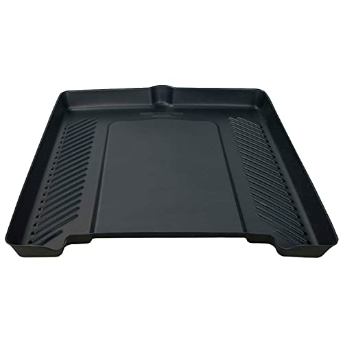 PP6000-502, Containment Tray for Portable Restrooms, Black by PolyPortables – 50" x 50" x 4", 26.0 gallons, Plastic, Black, Model 22410