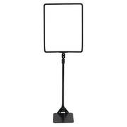 Vertical Matte Black Metal Sign Frame - 8 1/2" W x 11" H by HUBERT – Metal, black, Model 78009