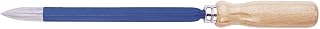 KNIPEX Rennsteig 462 200 0 Type C Triangular Hollow-Ground Scraper, Blue/Brown/Silver, 200 mm