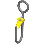 5/16" Alloy Latching J-Hook by M&W – 5"L x 2"W x 5.5"H, Steel, Raw Steel, Model 17596