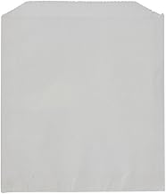 Plain White Paper Sandwich Bag - 6"L x 3/4"D x 7 1/4"H, 2000 per Box