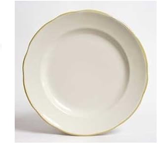 CAC China Seville 5 1/2 inch White Plate 36 Ct