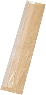 PacknWood 210SACKCRY56 22 x 4.3 x 1.9 in. Sandwich Bag with Crystal Window - Brown - 1000 Piece