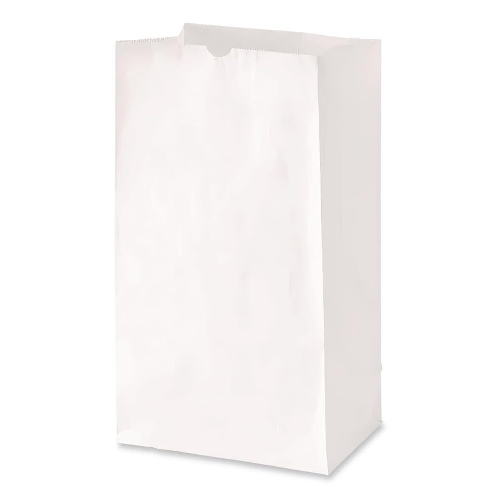 General GW20500 #20 Paper Grocery Bag by Lagasse – 20lb, Paper, white, Pack of 500, Model BAG GW20-500