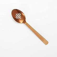 American Metalcraft BVHSS10 Vintage Bronze Hammered Slotted Spoon, 10"