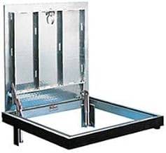Bilco Drainage Channel Frame, Double Leaf, 316 Stainless Steel Hardware, 60" Lx60 W