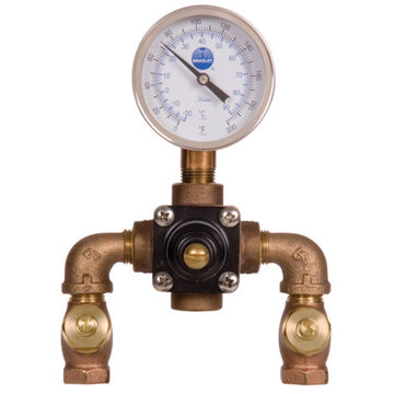 Bradley S19-2000 Steel Mixing Valve, 6 1/4" Wide - Default Title