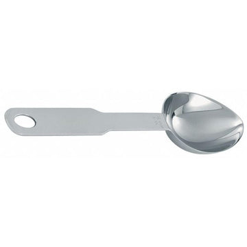 1/4 Cup Blue Oval Heavy Duty Measuring Scoop by Vollrath – 0.25 cups, Stainless Steel, Stainless Steel,Blue, Model 47056