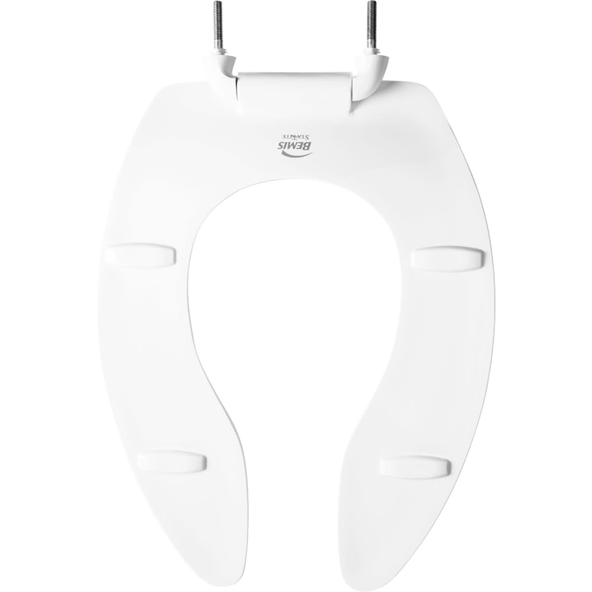 B95CT000 Elongated Open-Front Toilet Seat White by Bemis – Plastic, White, Model 7N95CT 000