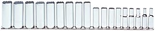 Stanley Proto J52207-TT Tether-Ready 3/8-Inch Drive 12 Point Socket Set, 18-Piece