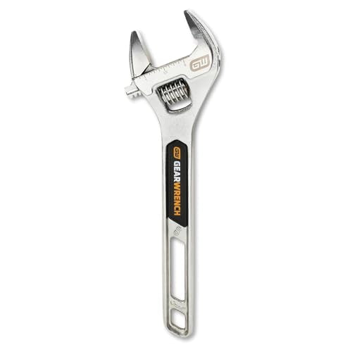 GEARWRENCH 8-inch / 8 in / Chrome Adjustable Wrenches