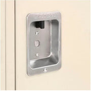 Infinity Two-Tier Two-Door Locker with Recessed Handle & by Global Industrial – Tan, Model 254125TN