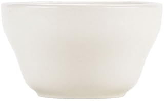 CAC REC-46 American White (Ivory / Eggshell) Wide Rim 6 oz. Rolled Edge China Bouillon Cup - 36 / Ca