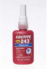 Part NO. LCP1329837 Loctite 243, Medium Strength Threadlocker, 10mL Bottle
