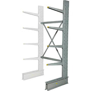 Single Sided Heavy Duty Cantilever Add-On Rack by Global Industrial – Alloy Steel, Gray, Model 320821A