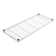 Commercial Chrome Wire Shelving Wall Shelf 18 x 48 - NSF by KPS – 18 x 48 inches, Silver