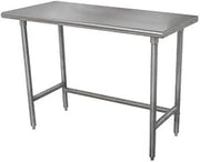 Advance Tabco - TMS-309-108 in by 30 in Stainless Steel Work Table with Open Base