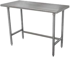 Advance Tabco - TMS-309-108 in by 30 in Stainless Steel Work Table with Open Base
