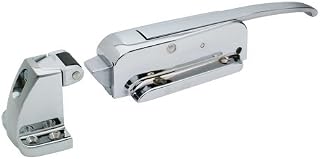 Kason K56-CD01 Walk-In Safety Chrome Latch Complete with K56-CD03 Strike (Offset 3" to 4")