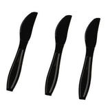 Flairware Heavy Duty Box Bulk Disposable Plastic Knife (1000/Case) Color: Black