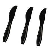 Flairware Heavy Duty Box Bulk Disposable Plastic Knife (1000/Case) Color: Black