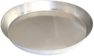 Royal Industries Pizza Pan, Straight Sided, 12" Diam x 2" Deep, Aluminum, Commercial Grade