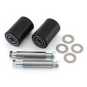 GPS Load Wheel Kit for Manual Pallet Jack - Fits Lift Rite by GPS - Generic Parts Service – 6"L x 4"W x 4"H, Polyurethane, Black, Model GWK-LCMP-LW